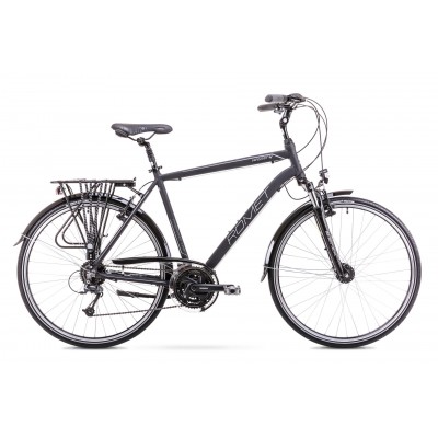 Trekingový bicykel 28" Romet Wagant 4 čierno-strieborná hliníkový 21"
